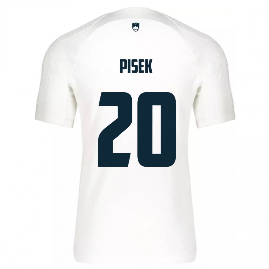 Vaikiškas Slovėnija Jost Pisek #20 Baltas Namų Marškinėliai 24-26 T-Shirt