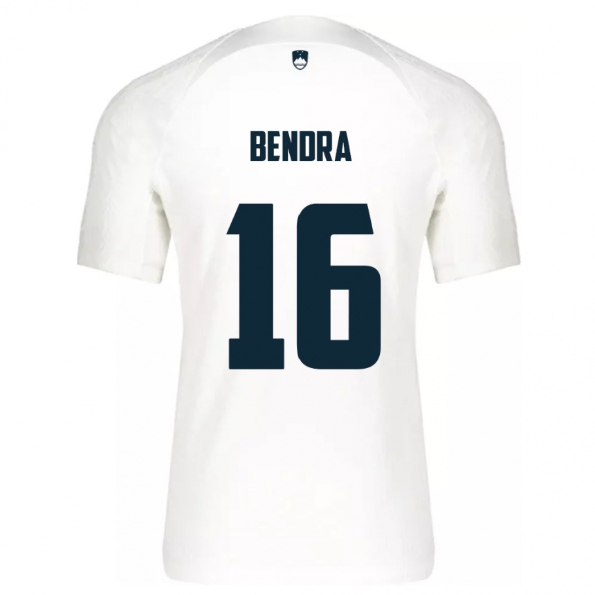 Vaikiškas Slovėnija Kristjan Bendra #16 Baltas Namų Marškinėliai 24-26 T-Shirt