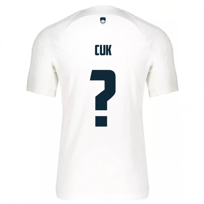 Vaikiškas Slovėnija Tine Cuk #0 Baltas Namų Marškinėliai 24-26 T-Shirt