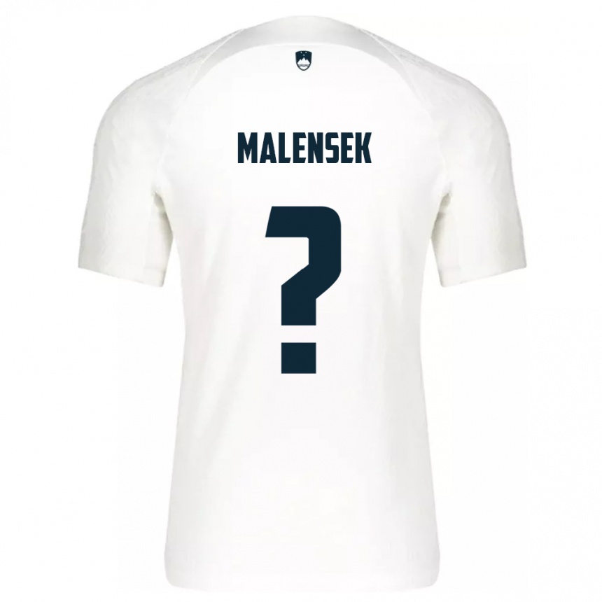 Vaikiškas Slovėnija Matej Malensek #0 Baltas Namų Marškinėliai 24-26 T-Shirt