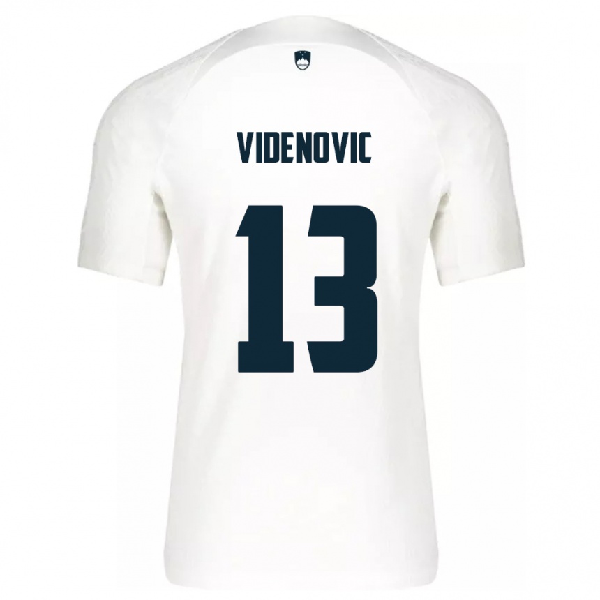 Vaikiškas Slovėnija Denis Videnovic #13 Baltas Namų Marškinėliai 24-26 T-Shirt