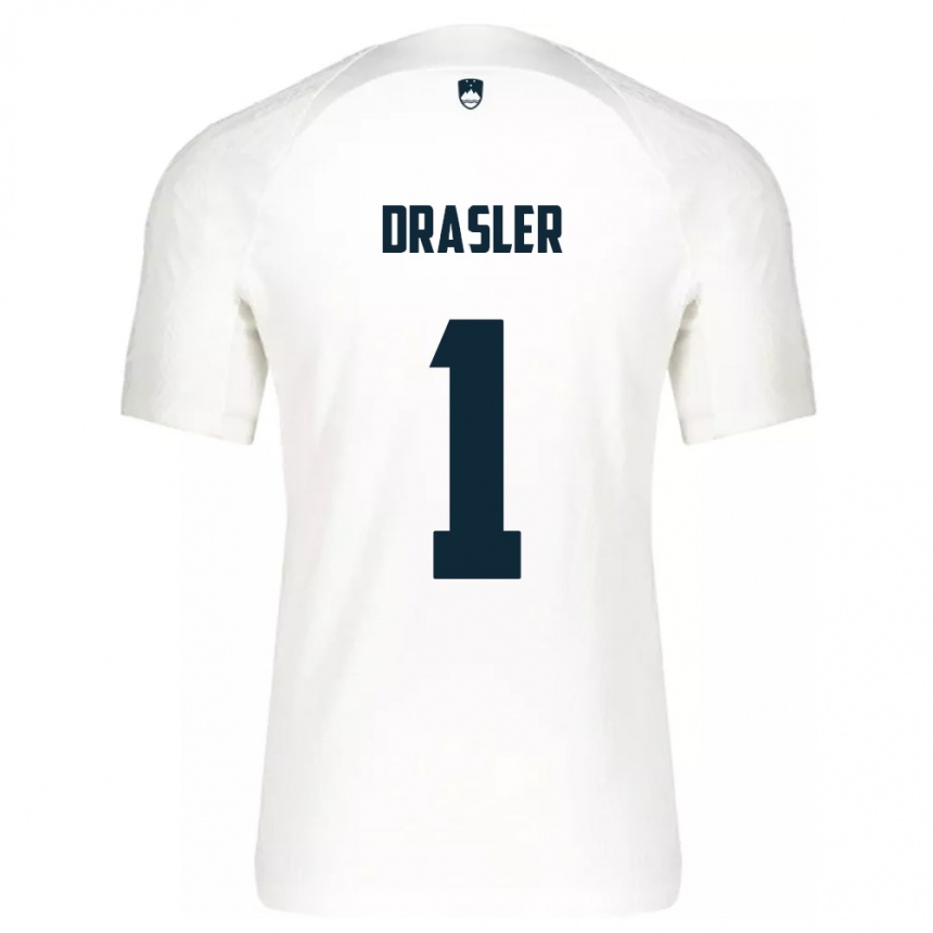 Vaikiškas Slovėnija Iztok Drasler #1 Baltas Namų Marškinėliai 24-26 T-Shirt