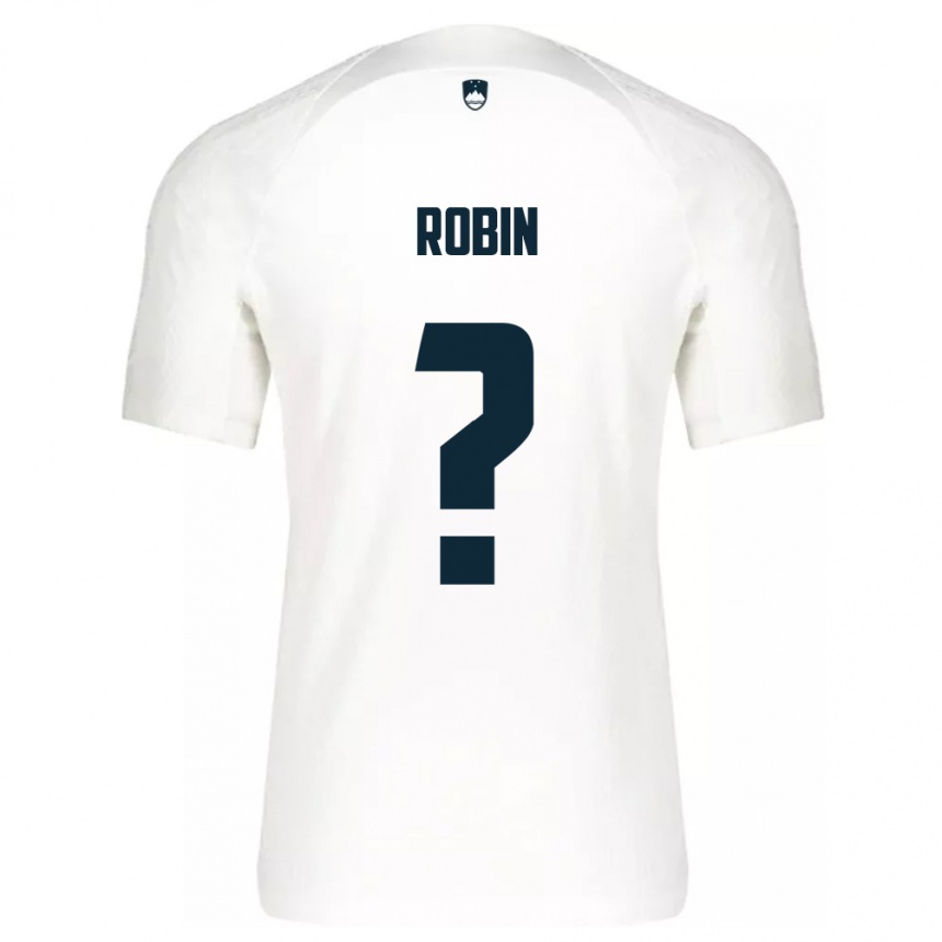 Vaikiškas Slovėnija Jaka Robin #0 Baltas Namų Marškinėliai 24-26 T-Shirt