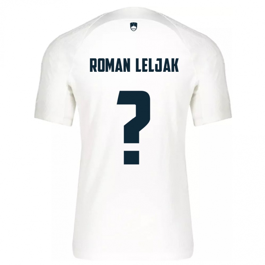 Vaikiškas Slovėnija Nejc Roman Leljak #0 Baltas Namų Marškinėliai 24-26 T-Shirt