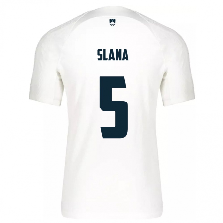 Vaikiškas Slovėnija Filip Slana #5 Baltas Namų Marškinėliai 24-26 T-Shirt