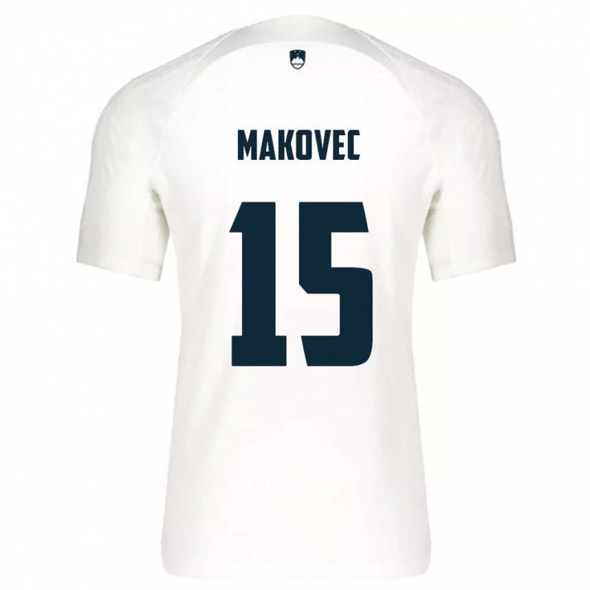 Vaikiškas Slovėnija Sara Makovec #15 Baltas Namų Marškinėliai 24-26 T-Shirt