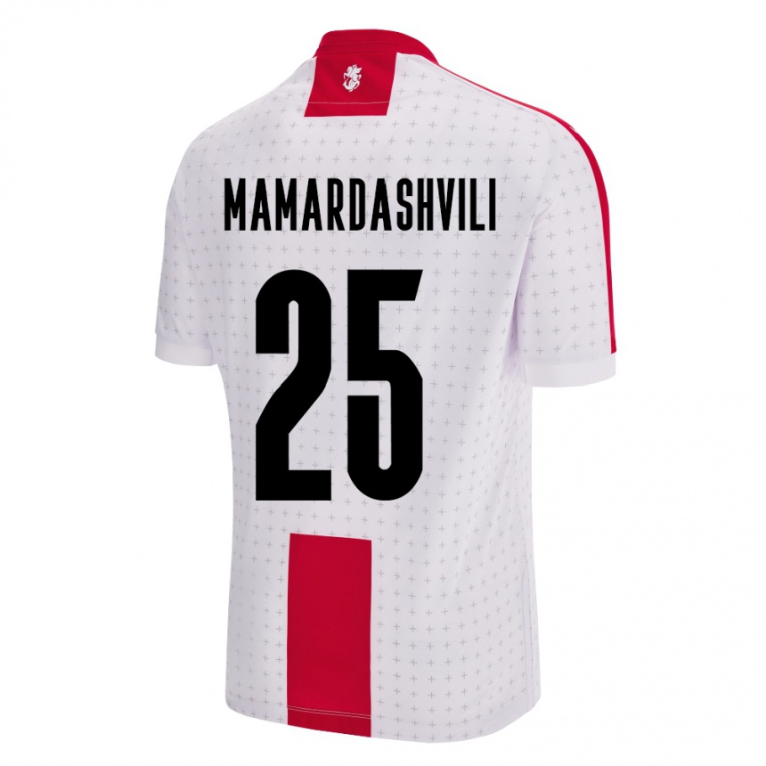 Vaikiškas Sakartvelas Giorgi Mamardashvili #25 Baltas Namų Marškinėliai 24-26 T-Shirt