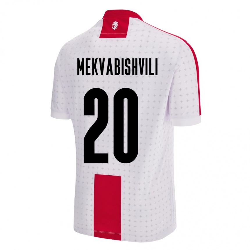 Vaikiškas Sakartvelas Anzor Mekvabishvili #20 Baltas Namų Marškinėliai 24-26 T-Shirt