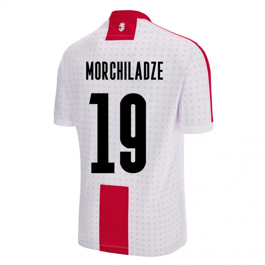 Vaikiškas Sakartvelas Tornike Morchiladze #19 Baltas Namų Marškinėliai 24-26 T-Shirt