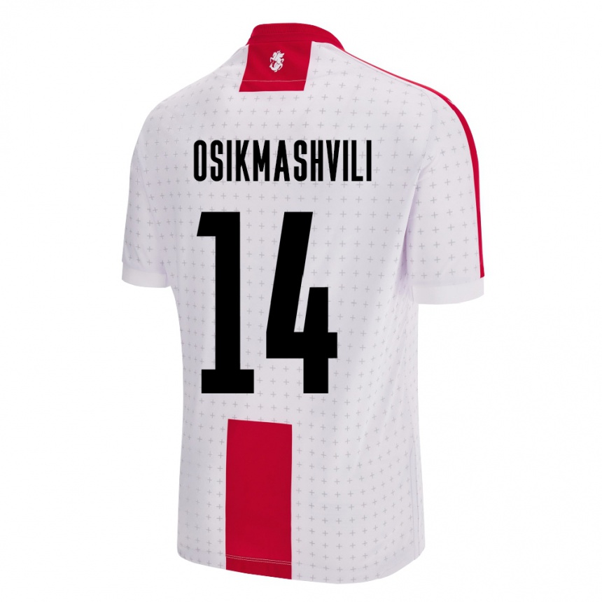 Vaikiškas Sakartvelas Levan Osikmashvili #14 Baltas Namų Marškinėliai 24-26 T-Shirt