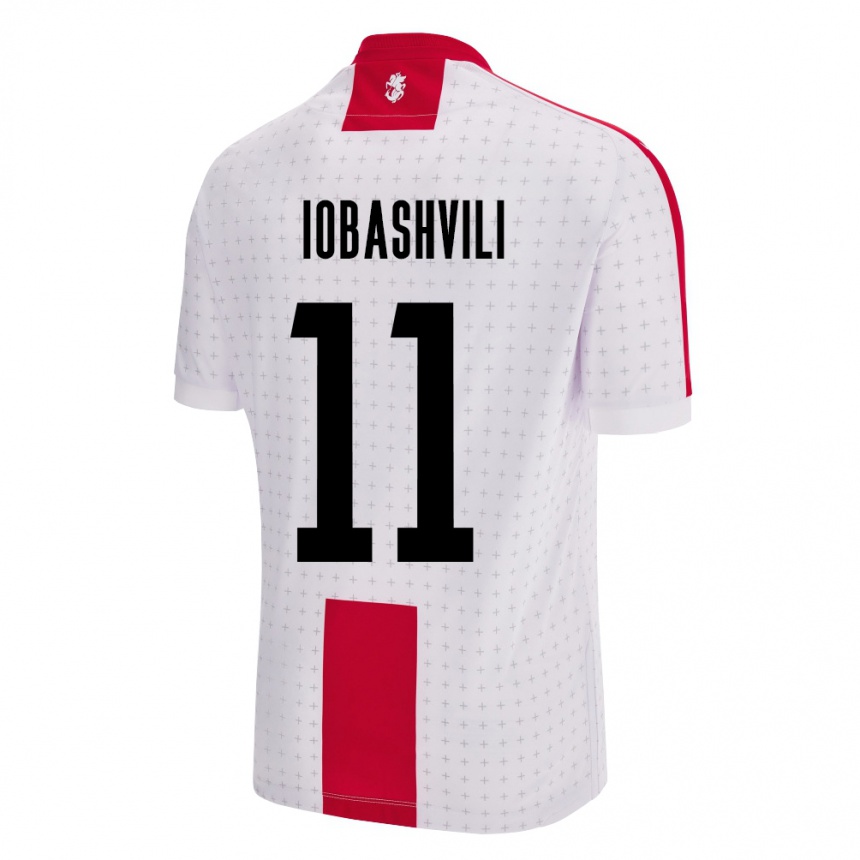 Vaikiškas Sakartvelas Jaduli Iobashvili #11 Baltas Namų Marškinėliai 24-26 T-Shirt