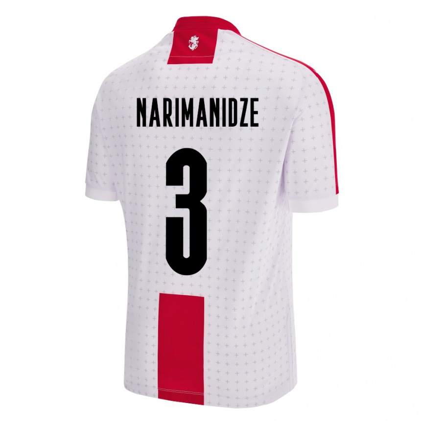 Vaikiškas Sakartvelas Aleksandre Narimanidze #3 Baltas Namų Marškinėliai 24-26 T-Shirt