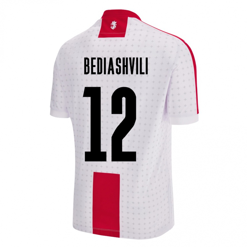 Vaikiškas Sakartvelas Giorgi Bediashvili #12 Baltas Namų Marškinėliai 24-26 T-Shirt