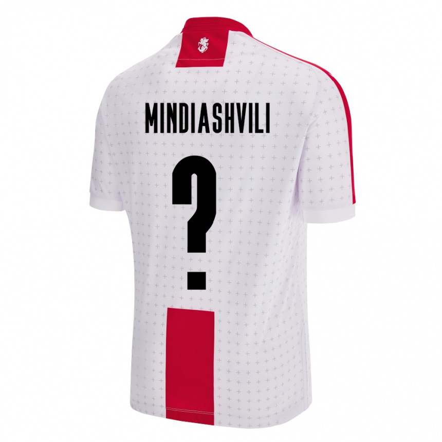 Vaikiškas Sakartvelas Tornike Mindiashvili #0 Baltas Namų Marškinėliai 24-26 T-Shirt