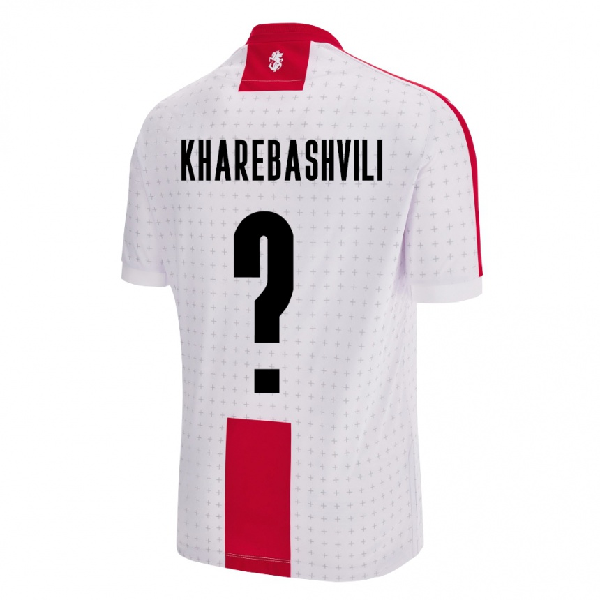 Vaikiškas Sakartvelas Saba Kharebashvili #0 Baltas Namų Marškinėliai 24-26 T-Shirt
