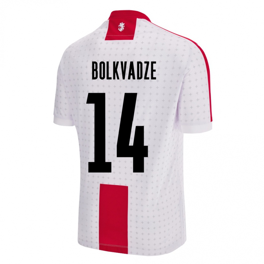 Vaikiškas Sakartvelas Anastasia Bolkvadze #14 Baltas Namų Marškinėliai 24-26 T-Shirt