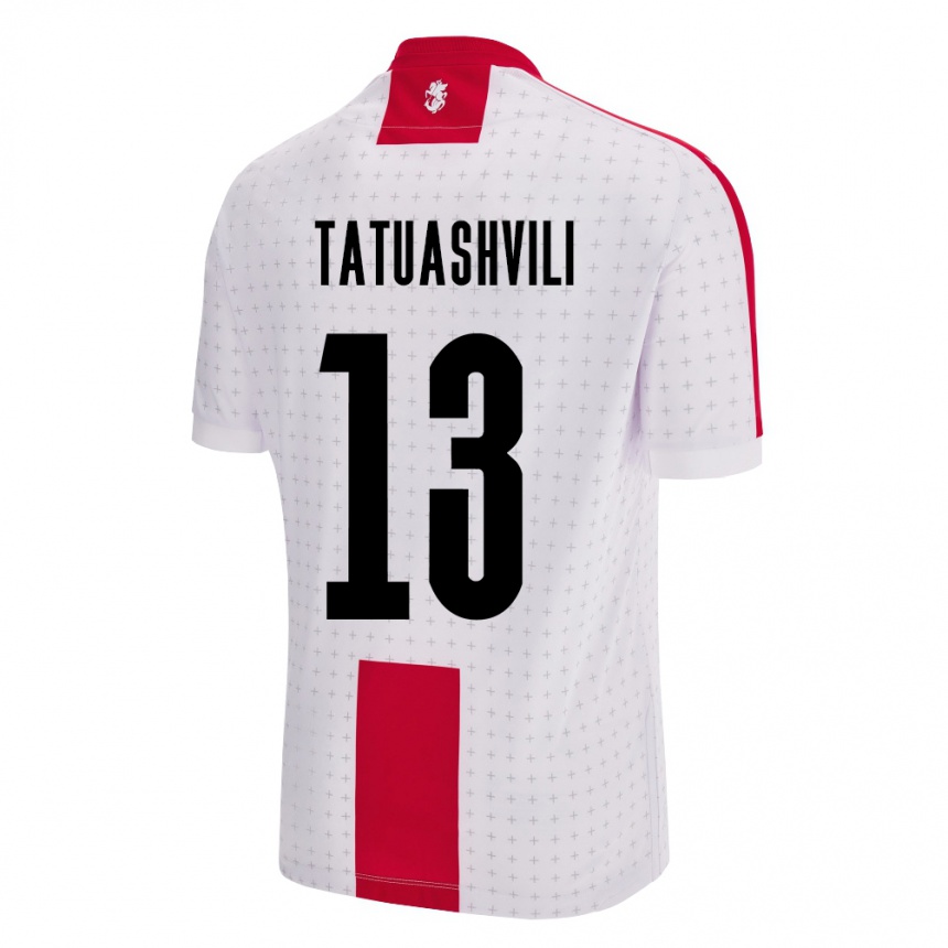 Vaikiškas Sakartvelas Tamar Tatuashvili #13 Baltas Namų Marškinėliai 24-26 T-Shirt