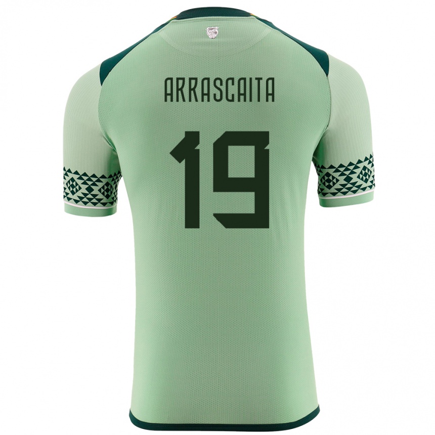 Vaikiškas Bolivija Jaime Arrascaita #19 Šviesiai Žalia Namų Marškinėliai 24-26 T-Shirt