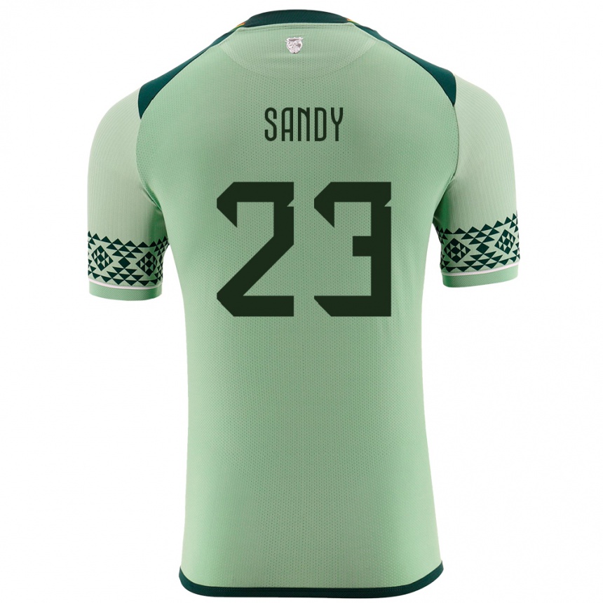 Vaikiškas Bolivija Daniel Sandy #23 Šviesiai Žalia Namų Marškinėliai 24-26 T-Shirt