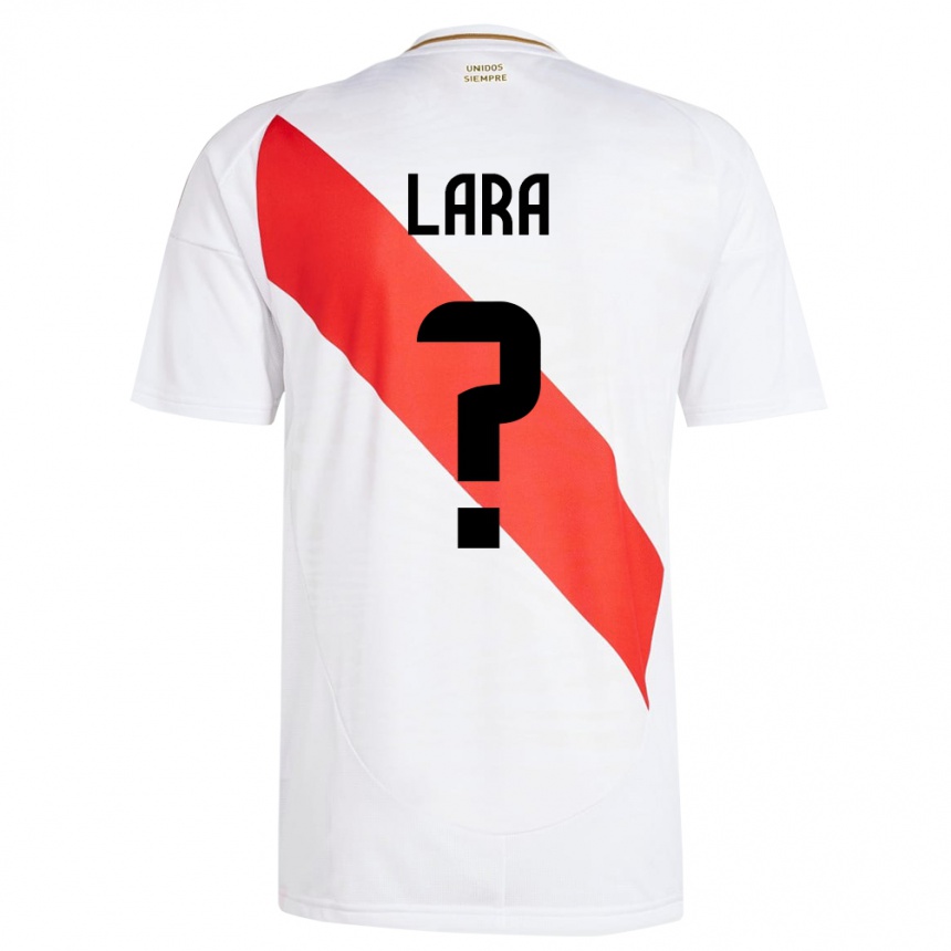 Vaikiškas Peru Jean Lara #0 Baltas Namų Marškinėliai 24-26 T-Shirt