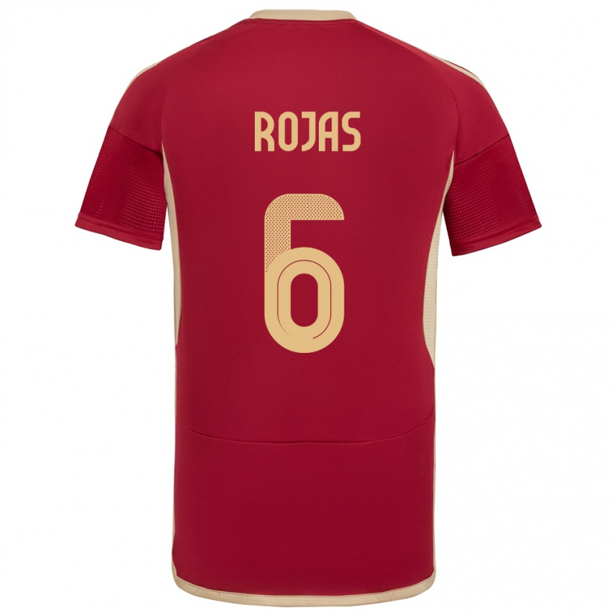 Vaikiškas Venesuela Carlos Rojas #6 Burgundija Namų Marškinėliai 24-26 T-Shirt