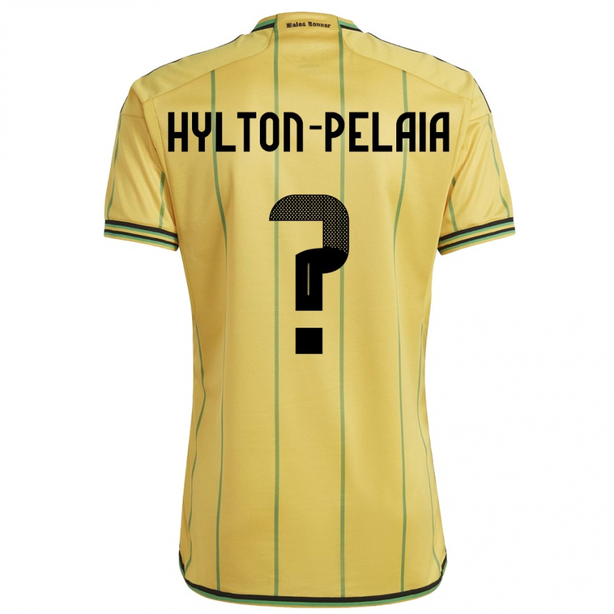 Vaikiškas Jamaika Jayda Hylton-Pelaia #0 Geltona Namų Marškinėliai 24-26 T-Shirt