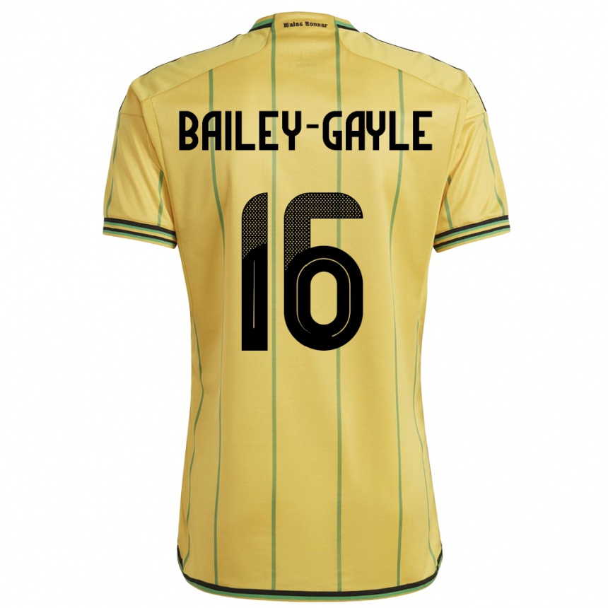 Vaikiškas Jamaika Paige Bailey-Gayle #16 Geltona Namų Marškinėliai 24-26 T-Shirt