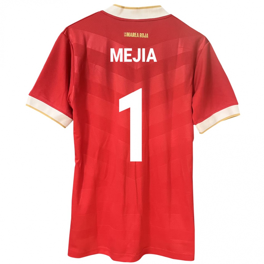 Vaikiškas Panama Luis Mejía #1 Raudona Namų Marškinėliai 24-26 T-Shirt