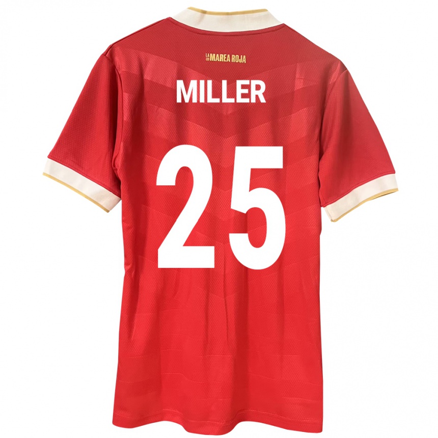 Vaikiškas Panama Roderick Miller #25 Raudona Namų Marškinėliai 24-26 T-Shirt