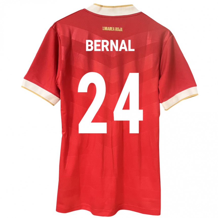 Vaikiškas Panama Kevin Bernal #24 Raudona Namų Marškinėliai 24-26 T-Shirt