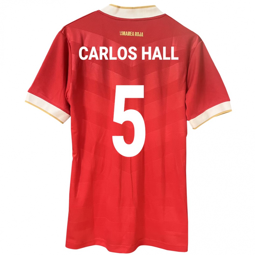 Vaikiškas Panama Juan Carlos Hall #5 Raudona Namų Marškinėliai 24-26 T-Shirt