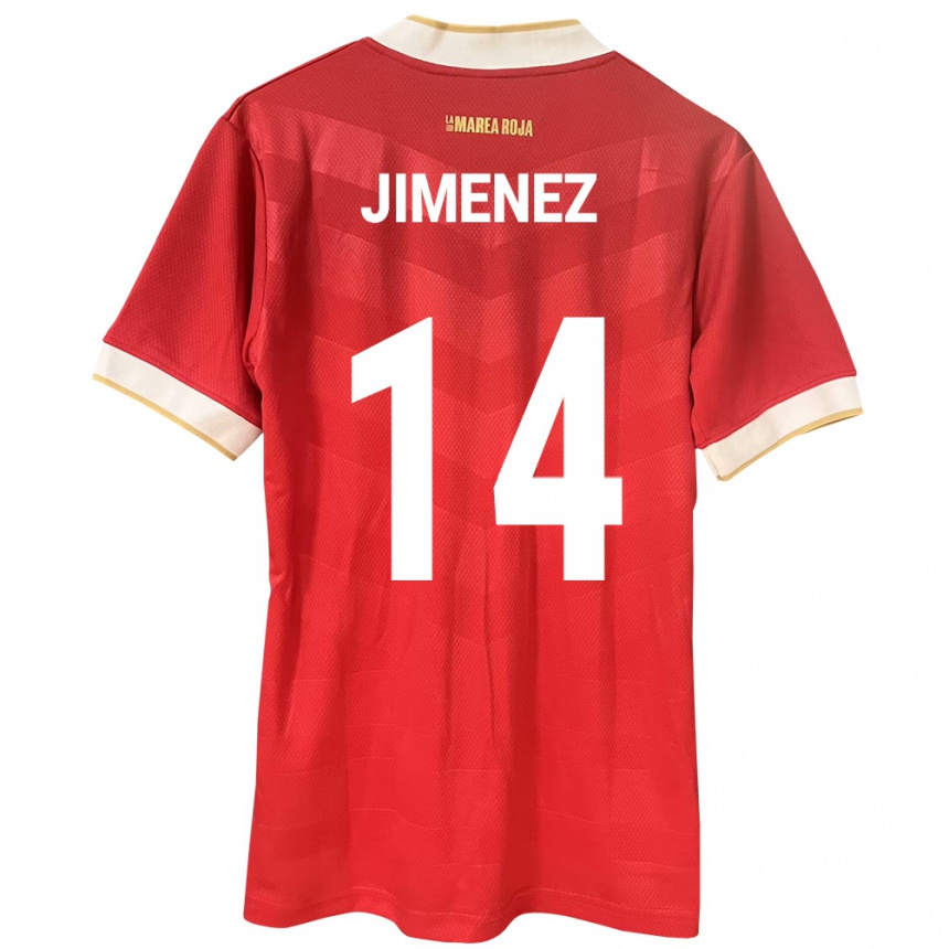 Vaikiškas Panama Juan Jiménez #14 Raudona Namų Marškinėliai 24-26 T-Shirt