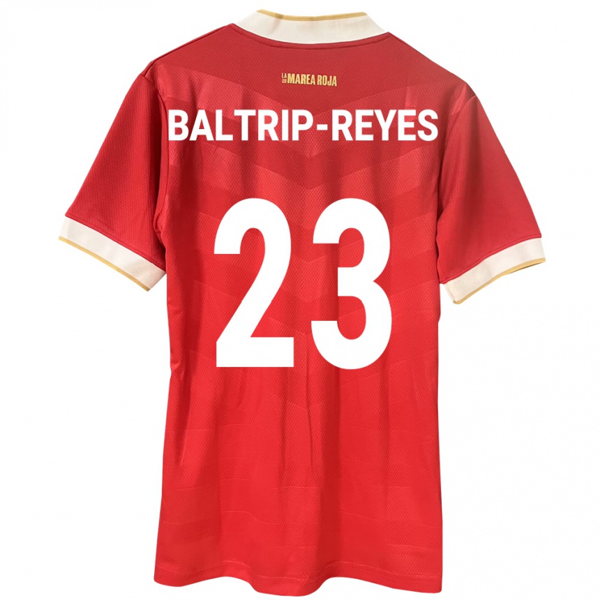 Vaikiškas Panama Carina Baltrip-Reyes #23 Raudona Namų Marškinėliai 24-26 T-Shirt