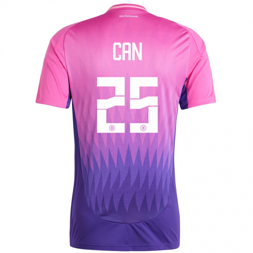 Vaikiškas Vokietija Emre Can #25 Rožinė Violetinė Išvykos Marškinėliai 24-26 T-Shirt