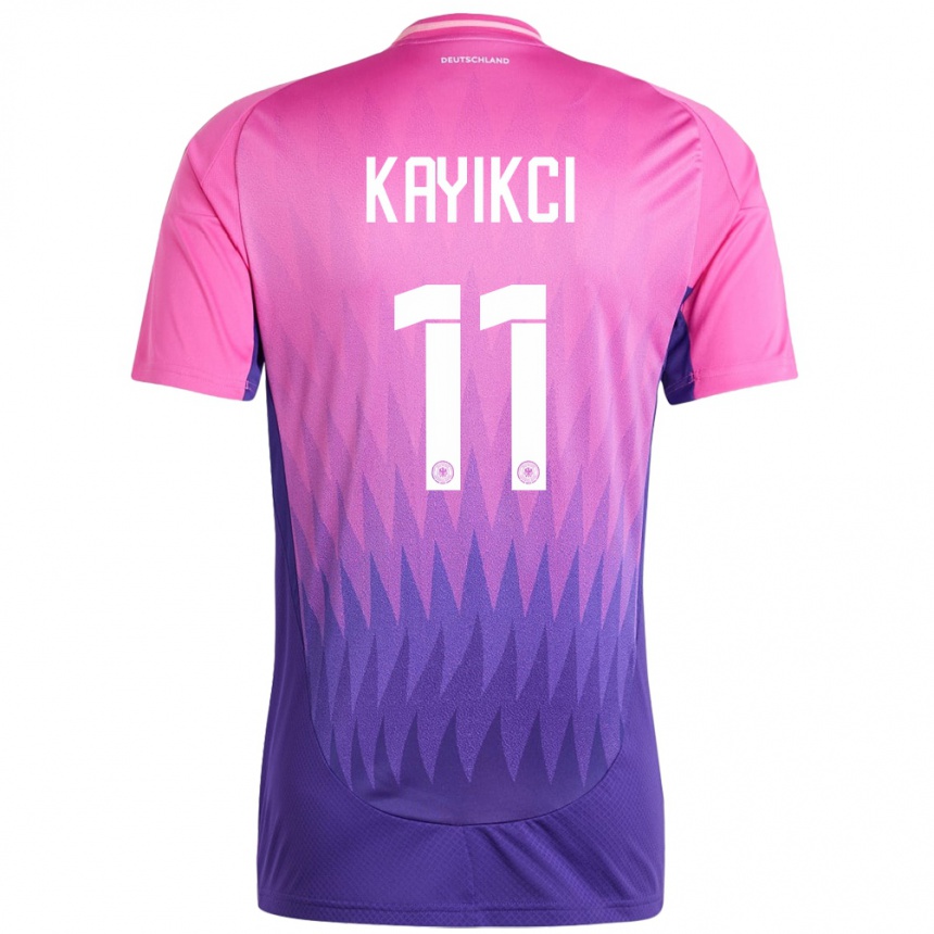 Vaikiškas Vokietija Hasret Kayikci #11 Rožinė Violetinė Išvykos Marškinėliai 24-26 T-Shirt