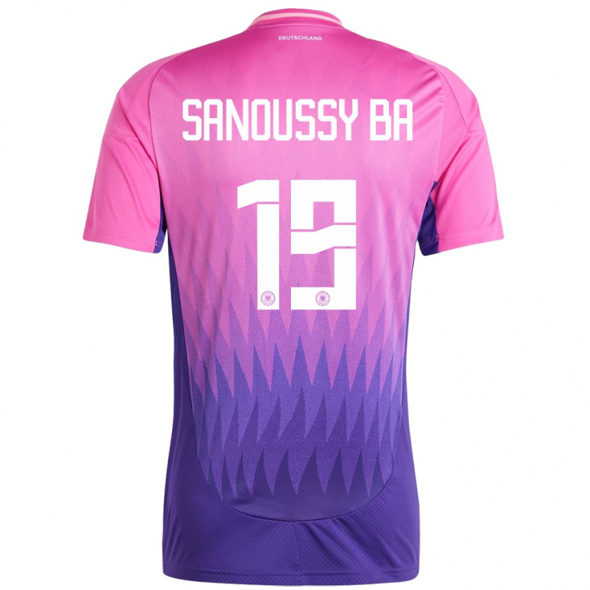 Vaikiškas Vokietija Sanoussy Ba #19 Rožinė Violetinė Išvykos Marškinėliai 24-26 T-Shirt