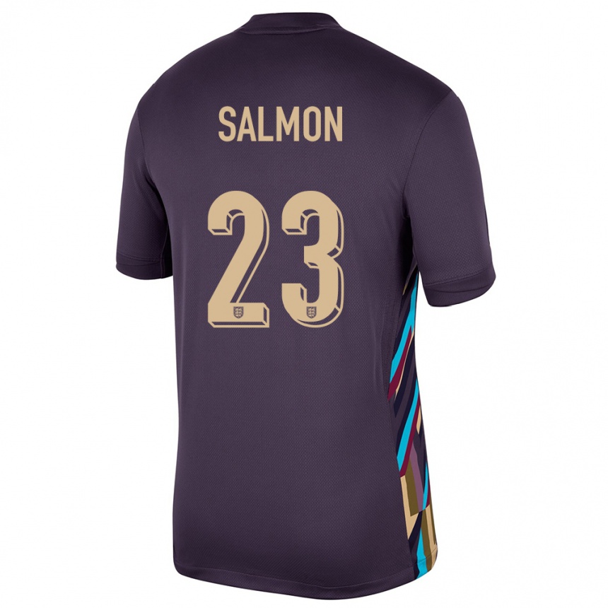 Vaikiškas Anglija Ebony Salmon #23 Tamsi Razina Išvykos Marškinėliai 24-26 T-Shirt