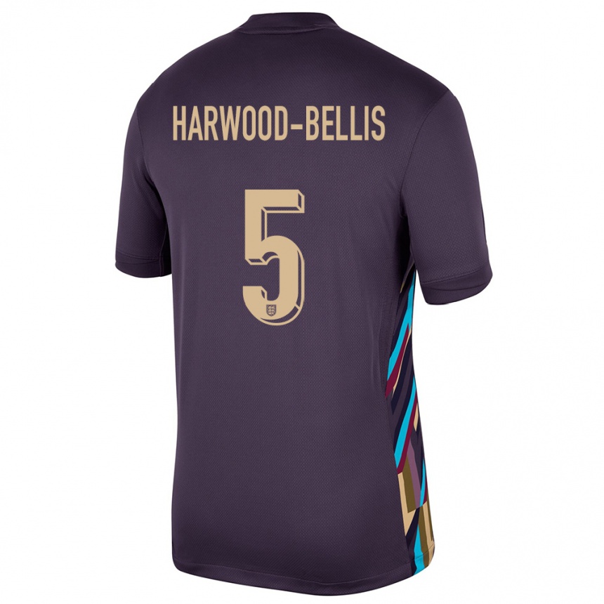 Vaikiškas Anglija Taylor Harwood Bellis #5 Tamsi Razina Išvykos Marškinėliai 24-26 T-Shirt