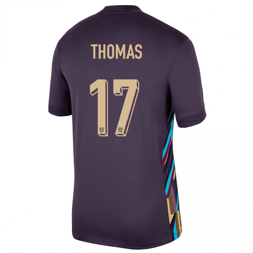 Vaikiškas Anglija Luke Thomas #17 Tamsi Razina Išvykos Marškinėliai 24-26 T-Shirt