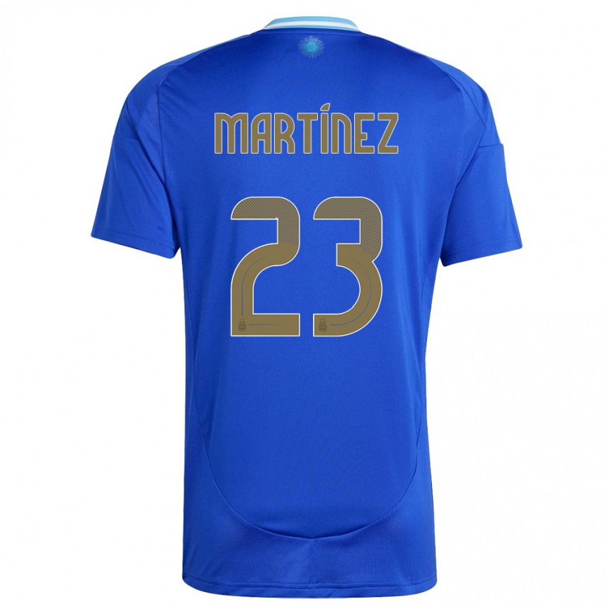 Vaikiškas Argentina Emiliano Martinez #23 Mėlyna Išvykos Marškinėliai 24-26 T-Shirt