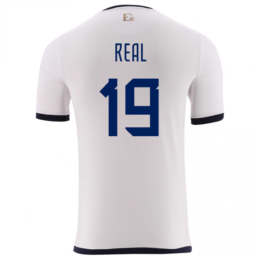 Vaikiškas Ekvadoras Kerlly Real #19 Baltas Išvykos Marškinėliai 24-26 T-Shirt