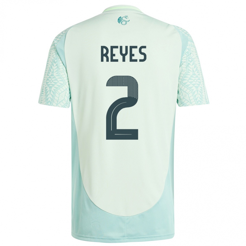 Vaikiškas Meksika Luis Reyes #2 Lininė Žalia Išvykos Marškinėliai 24-26 T-Shirt