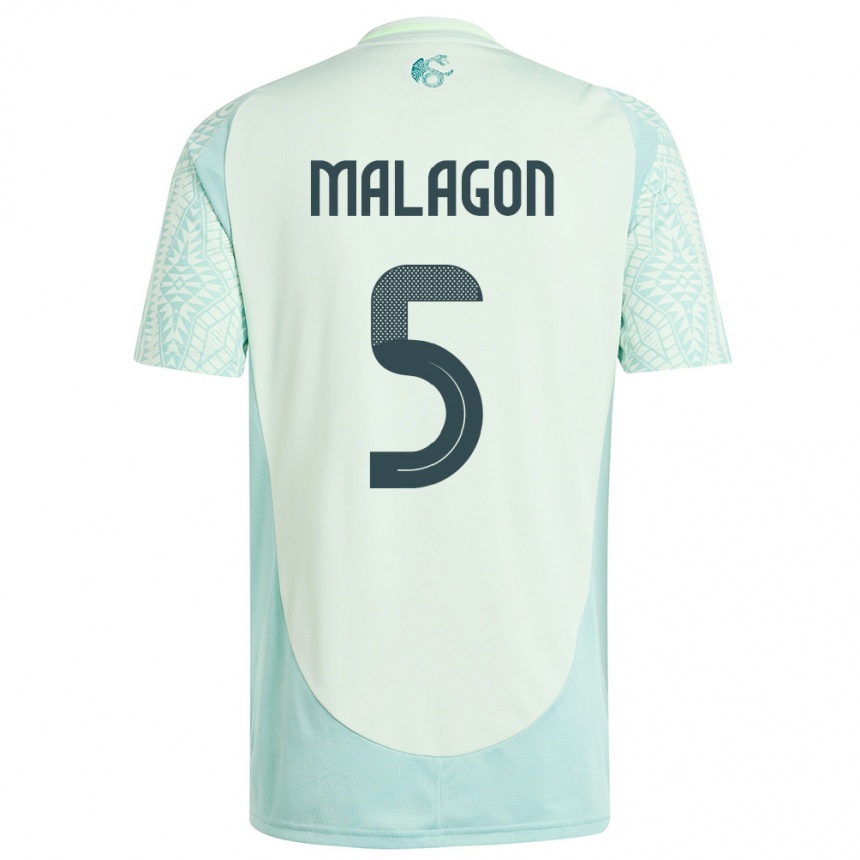 Vaikiškas Meksika Luis Malagon #5 Lininė Žalia Išvykos Marškinėliai 24-26 T-Shirt