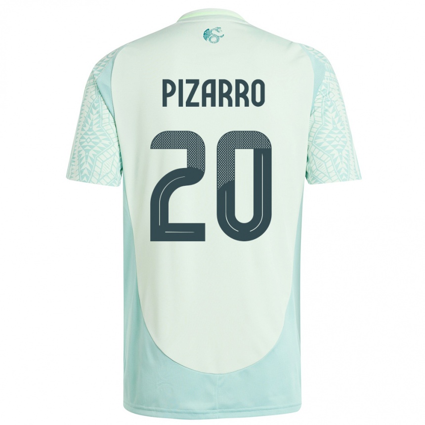 Vaikiškas Meksika Rodolfo Pizarro #20 Lininė Žalia Išvykos Marškinėliai 24-26 T-Shirt