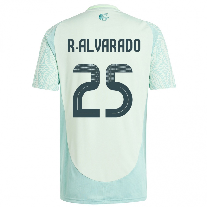 Vaikiškas Meksika Roberto Alvarado #25 Lininė Žalia Išvykos Marškinėliai 24-26 T-Shirt