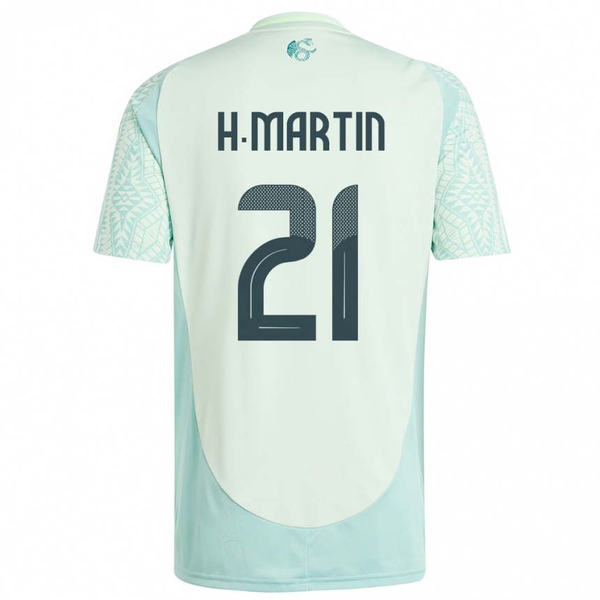 Vaikiškas Meksika Henry Martin #21 Lininė Žalia Išvykos Marškinėliai 24-26 T-Shirt