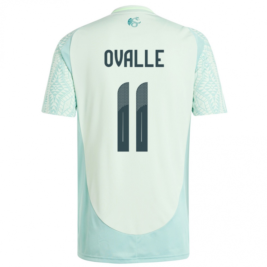 Vaikiškas Meksika Lizbeth Ovalle #11 Lininė Žalia Išvykos Marškinėliai 24-26 T-Shirt