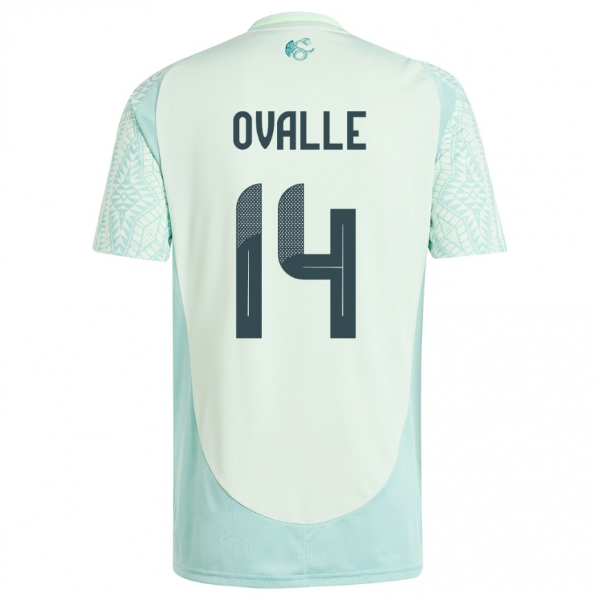 Vaikiškas Meksika Jacqueline Ovalle #14 Lininė Žalia Išvykos Marškinėliai 24-26 T-Shirt