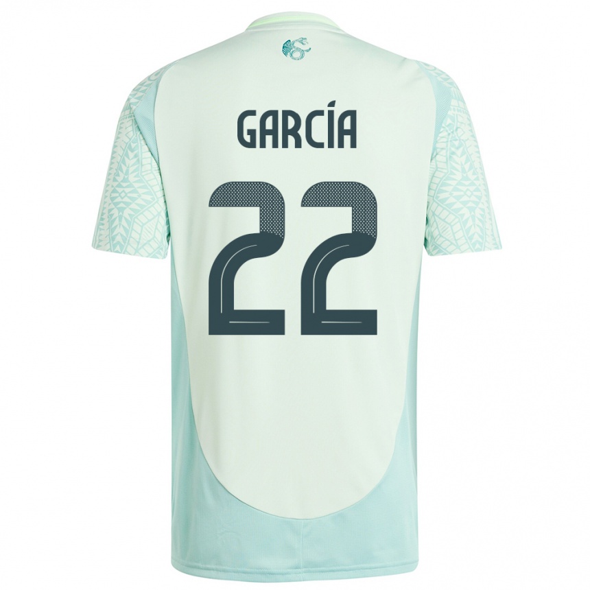 Vaikiškas Meksika Diana Garcia #22 Lininė Žalia Išvykos Marškinėliai 24-26 T-Shirt