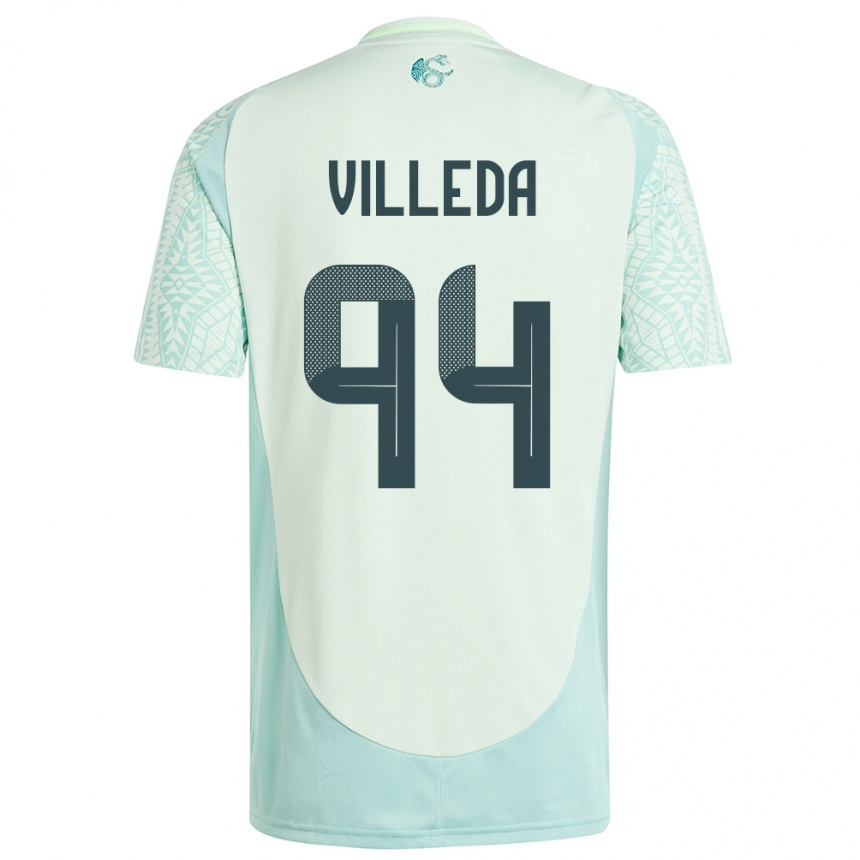 Vaikiškas Meksika Melany Villeda #94 Lininė Žalia Išvykos Marškinėliai 24-26 T-Shirt